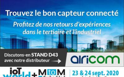 [SALON] nke WATTECO au salon MtoM IoT World @ Paris 23-24 septembre 2020